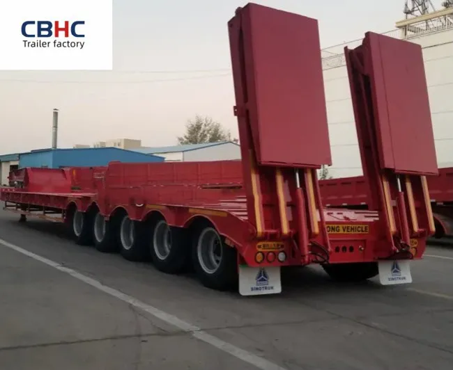 lowbed semi trailer